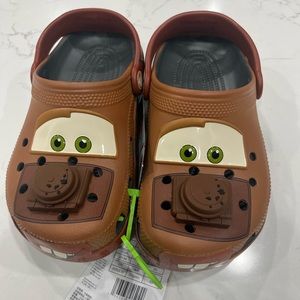 Limited edition Mater Crocs. New with tags